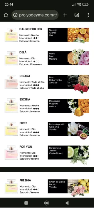 Perfume Yodeyma mujer y hombre