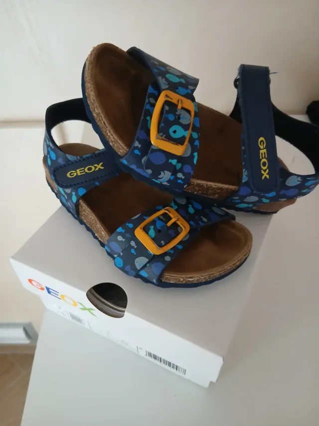 Sandali Geox Bambino Blu Pesci