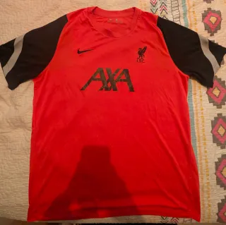 Camiseta Liverpool Nike Roja y Negra Talla XL