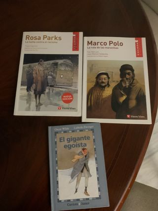 varios libros para el cole