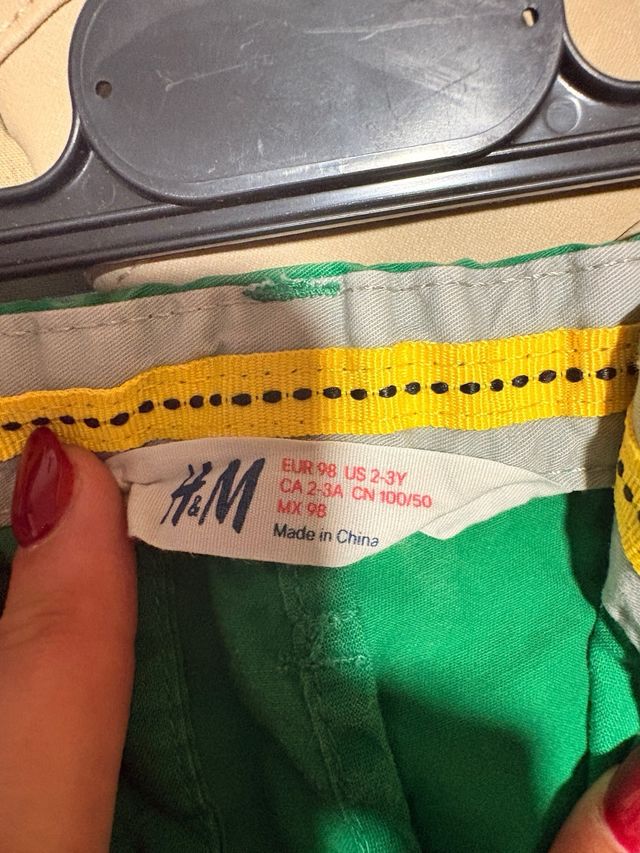 Pantalón chino verde