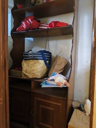 Alacena/Estantería de Madera Vintage Rustico