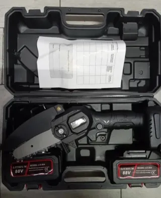 Mini motosega a doppia batteria 48V valigetta