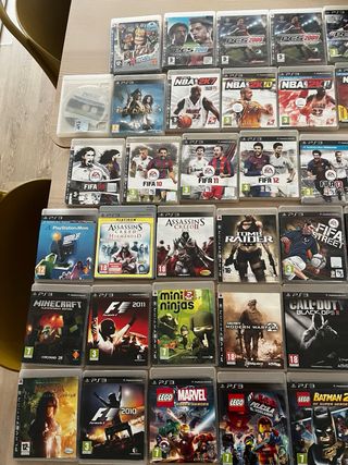 Lote de juegos PS3