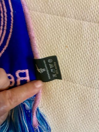 Bufanda Real Madrid Rosa y Azul original