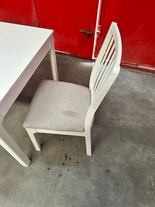 Mesa extensible blanca Ikea 