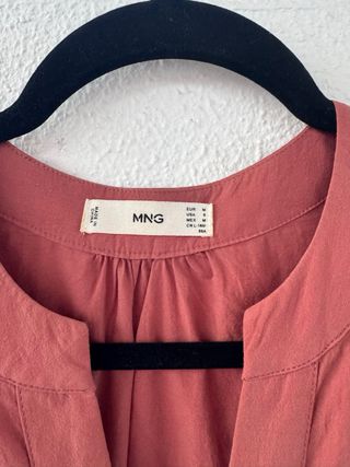 Vestido mini rosa Zara