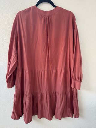 Vestido mini rosa Zara