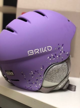 Casco Esquí Junior Briko Blenda Morado