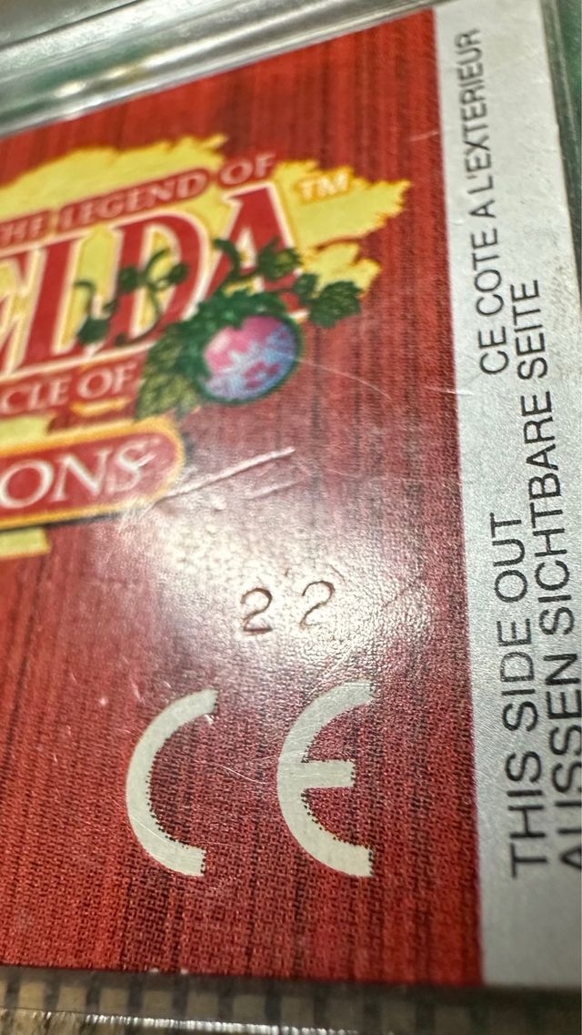 Zelda Oracle of Seasons ORIGINAL GameBoy