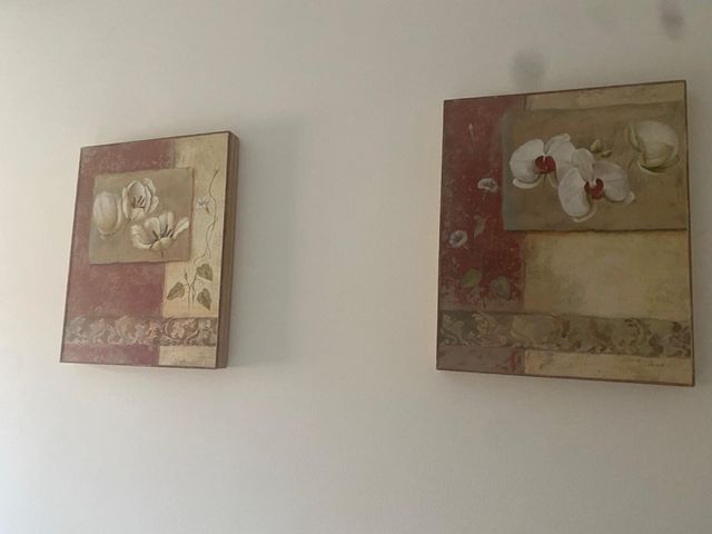 Set 2 Cuadros Decorativos Flores