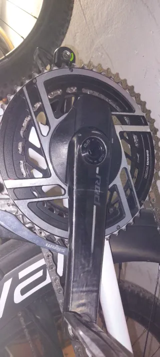 Plato SRAM RED con potenciómetro QUARQ 50/37