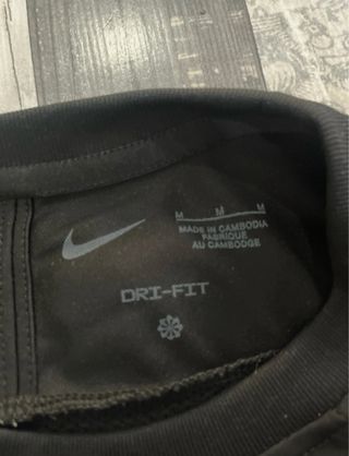 Camiseta Nike Negra Talla M Hombre