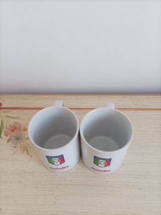 Nutella set n.2 tazze Italia mondiali 