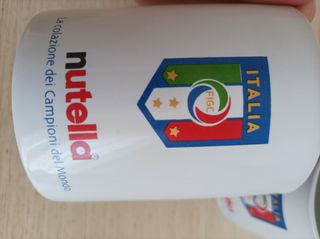 Nutella set n.2 tazze Italia mondiali 
