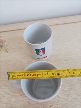 Nutella set n.2 tazze Italia mondiali 