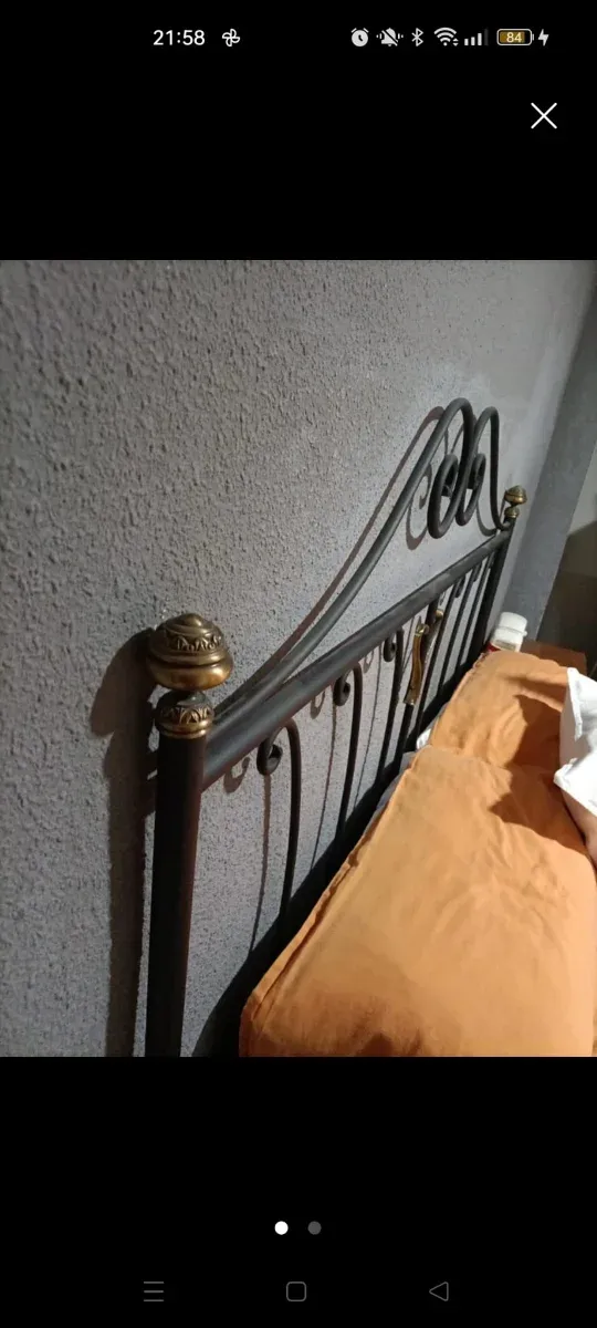 Cabecero de forja estilo clásico