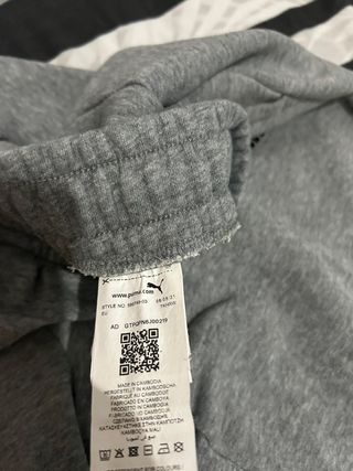 Pantalón Puma Gris