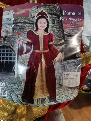 Disfraz Dama Renacimiento 10-12 años