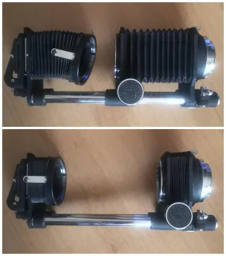 Minolta-SR Extension Bellows "De luxe" with Slide