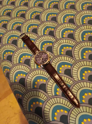 Reloj Álvaro Moreno Marrón y Azul