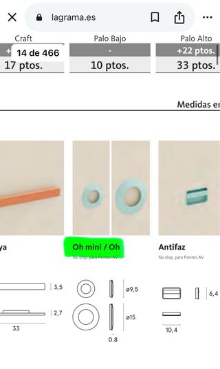 Litera Abatible LaGrama Blanca + Escalera