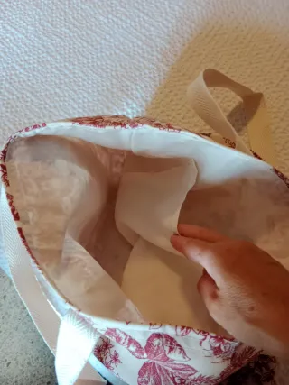 Bolsa de tela con estampado