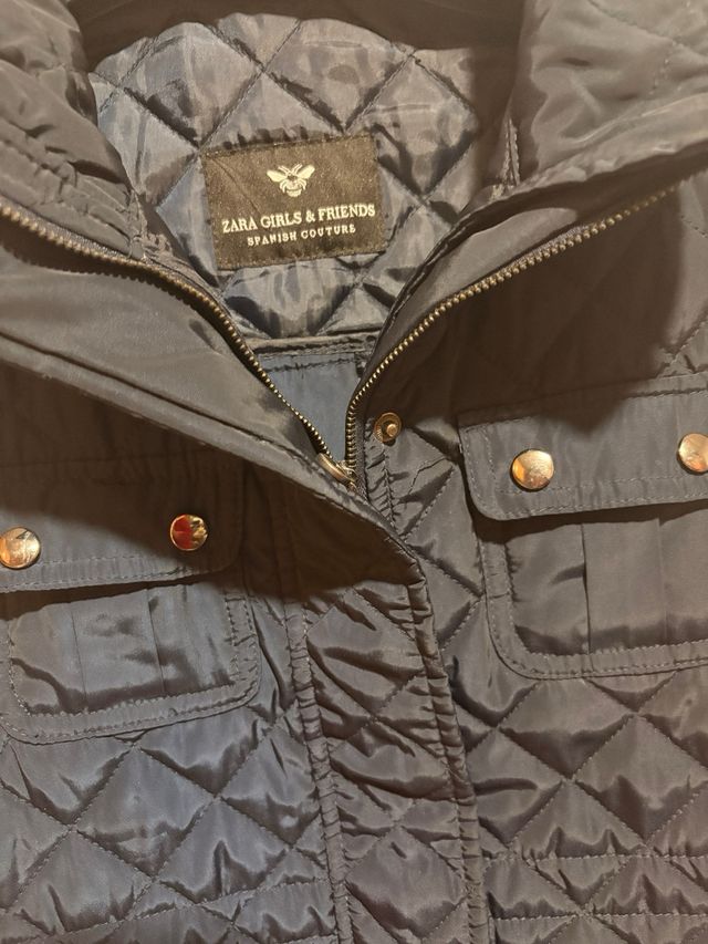 Chaleco acolchado azul