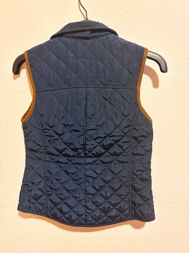 Chaleco acolchado azul