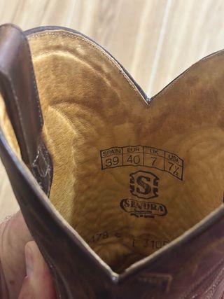 Botas Sendra Marrones Talla 40