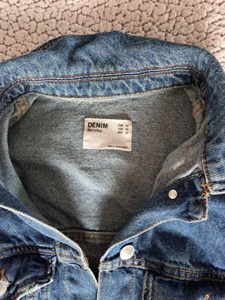 Chaqueta vaquera oversize Bershka XS