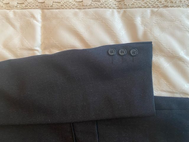 Americana Dustin Doble Botonadura Negra