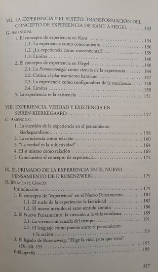 La experiencia: Su significado en la historia...
