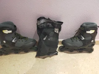 Patines en línea Oxelo y equipo protección