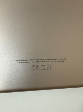 Portátil MacBook Apple Dorado 14’’