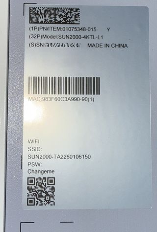 Inversor Híbrido Huawei SUN200 4KW