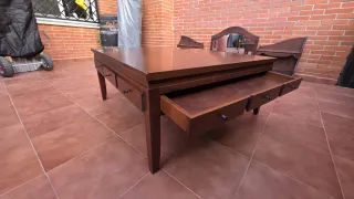 Mesa baja madera maciza 1m x 1m