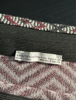 Minifalda ZARA Estampado Geométrico / Étnico