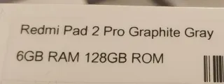 Xiaomi Redmi Pad 2 Pro 6GB/128GB Precintada
