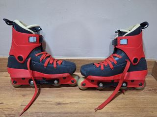 Patines Roces Rojos/Negros Talla 42, con protegión
