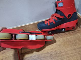 Patines Roces Rojos/Negros Talla 42, con protegión