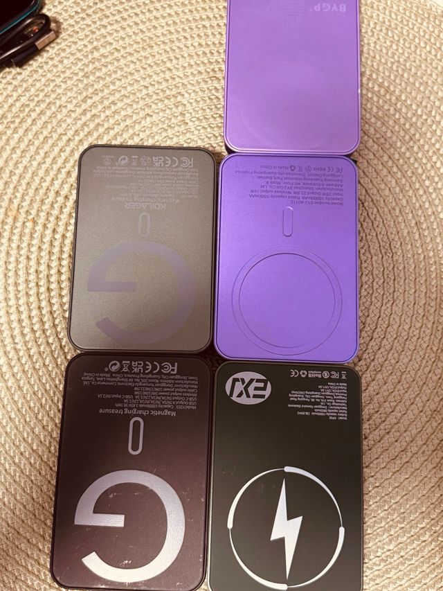 BYGP Power Bank Morado y Verde 10000