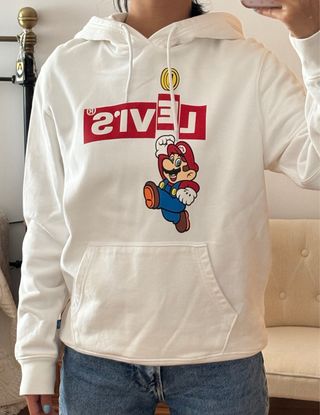 Sudadera Levi's x Super Mario Bros Blanca