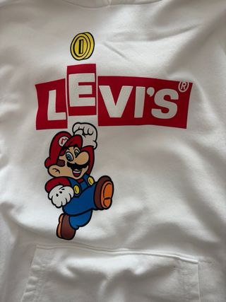 Sudadera Levi's x Super Mario Bros Blanca