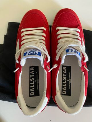 Golden Goose Zapatillas Rojas y Blancas