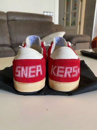 Golden Goose Zapatillas Rojas y Blancas