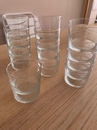 Set 16 Vasos Chiquito Cristal