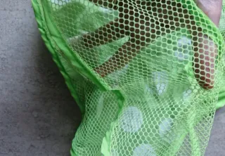 Sacca porta giocattoli da bagno rana