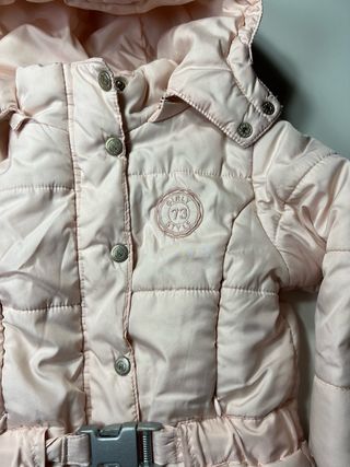 Giubbotto bambina 2 anni rosa pallido