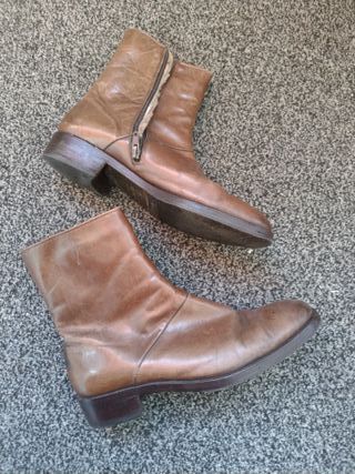Stivali Vintage Pelle e Lana Marrone Patons rieker